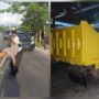 Polisi berhasil menangkap sopir truk pelaku tabrak lari maut yang menewaskan satu orang dan melukai satu lainnya di Jalan Lintas Medan–Banda Aceh, tepatnya di Desa Pulo, Kecamatan Peudada, Bireuen. Peristiwa itu terjadi Rabu, 11 Juni 2025. (Foto: Dok. Satlantas Polres Bireuen)