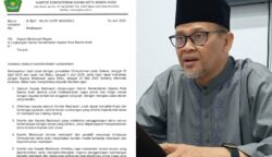 Kakan Kemenag Kota Banda Aceh Salman Arifin mengeluarkan imbauan tegas kepada kepala madrasah untuk segera mengembalikan dana komite sumbangan dari wali murid yang dihimpun tanpa dasar aturan jelas. (Foto: Ist)