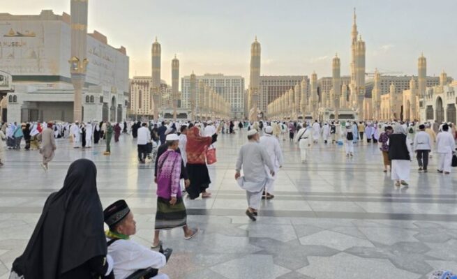 Kloter 01 jamaah haji asal Aceh telah tiba dengan selamat di Madinah pada Kamis, 19 Juni 2025, pukul 16.40 waktu Arab Saudi (WAS).