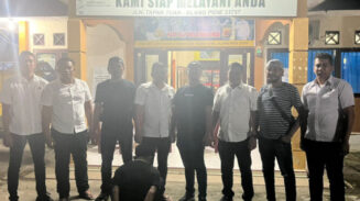 Satreskrim Polres Aceh Selatan Polda Aceh menangkap seorang remaja yang diduga melakukan tindak pidana ITE dengan menyebarkan konten asusila serta melakukan pemerasan. (Foto: Ist)