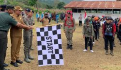 Tim ekspedisi Gunung Leuser dalam rangka memperingati Hari Bhayangkara ke-79 bergerak menuju titik tertinggi dengan berbagai tantangan alam. (Foto: Ist)