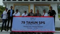 Dalam memperingati hari jadi ke-79, SPS Aceh menggelar ziarah sejarah ke situs Radio Rimba Raya di Kampung Rime Raya, Kecamatan Pintu Rime Gayo, Bener Meriah, Sabtu (21/6). (Foto: For Infoaceh.net)