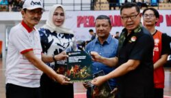 Pembukaan turnamen bola basket Perjuangan Cup Vol 2 pada Sabtu, 21 Juni 2025 di Hall Serbaguna Stadion Harapan Bangsa Banda Aceh. (Foto: Ist)