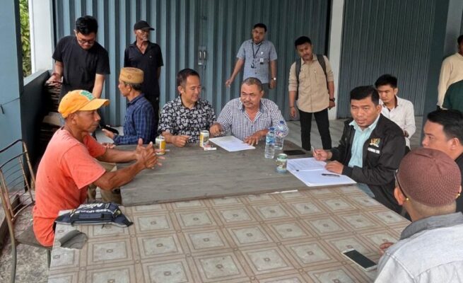 Anggota Komisi XII DPR RI dari Fraksi Gerindra, Rocky Candra, meninjau langsung proyek pemasangan pipa gas milik PT Jadestone Energy di Desa Bunga Tanjung dan Mekar Jaya, Kecamatan Betara, Kabupaten Tanjung Jabung Barat.