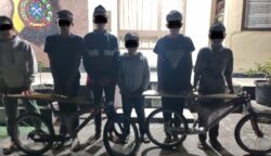 Polsek Bandar Polres Bener Meriah mengamankan sejumlah anak yang terlibat aksi balap sepeda liar, Ahad, 22 Juni 2025. (Foto: For Infoaceh.net)