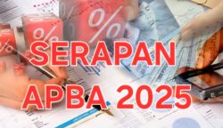 Hingga memasuki semester kedua tahun anggaran 2025, realisasi serapan APBA masih berjalan sangat lambat.