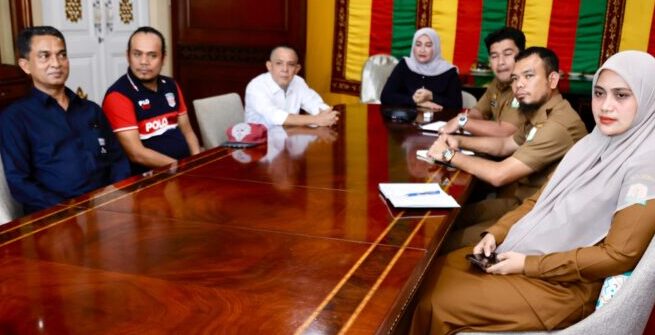 Rapat virtual dengan Duta Besar Indonesia untuk Kerajaan Belanda, Mayerfas, pada Selasa (24/6) di Meuligoe Gubernur Aceh membahas rencana penyelenggaraan Festival Aceh di Belanda