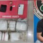 Satresnarkoba Polres Bireuen menggagalkan peredaran sabu seberat 6,3 kg dan mengamankan seorang pelaku berinisial HB (51). (Foto: Ist)