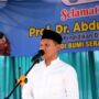 Wagub Aceh Fadhlullah menghadiri peletakan batu pertama pembangunan SMK Muhammadiyah Banda Aceh, Jum'at sore (27/6). (Foto: For Infoaceh.net)