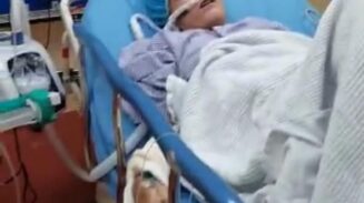 TKW asal Aceh Tengara saat dirawat di Rumah Sakit Selangor Malaysia sebelum meninggal dunia. (Foto: Ist)