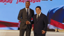 Erick Thohir sebagai ketua federasi dan Patrick Kluivert sebagai pelatih