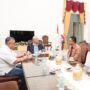 Wali Nanggroe Aceh Malik Mahmud Al Haytar menerima kunjungan Regional CEO BSI Aceh, Imsak Ramadhan di Meuligoe Wali Nanggroe. (Foto: Ist)