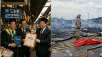 Pasar Pramuka yang Disebut Tempat Cetak Ijazah Jokowi Terbakar Habis Tahun Lalu, Netizen: Pemusnahan Bukti?