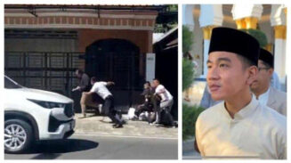 Dipiting Paspampres, Mahasiswa Gagal Bentangkan Poster Dinasti Tiada Henti saat Gibran ke Blitar