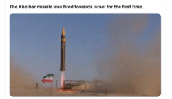 Iran Luncurkan Rudal ‘Penghancur Kheibar’ untuk Pertama Kali, Mampu Tembus Semua Pertahanan Udara Israel