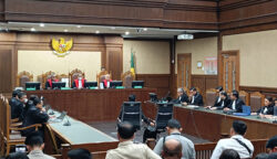 replik yang dibacakan oleh Jaksa Wawan Yunarwanto dalam sidang lanjutan perkara dugaan suap dan perintangan penyidikan di Pengadilan Tipikor Jakarta, Senin (14/7/2025).