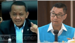 Menteri Energi dan Sumber Daya Mineral (ESDM) Bahlil Lahadalia meluapkan amarahnya dalam rapat dengan Komisi VII DPR RI di Kompleks Parlemen Senayan, Rabu siang, 2 Juli 2025.