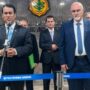 Menteri Pertanian RI, Andi Amran Sulaiman, dalam jumpa pers usai penandatanganan nota kesepahaman (MoU) dengan Menteri Pertanian Palestina, Rezq Basheer-Salimia, di Jakarta, Senin (7/7/2025).