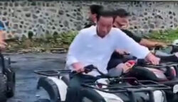 Roy Suryo Ungkap Video Jokowi Naik Kendaraan ATV Asli, Ini Lokasinya