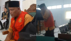 MA (46), warga Kabupaten Rejang Lebong, Bengkulu divonis lima bulan sepuluh hari karena terbukti mencuri 20 Kg beras dan dua tabung elpiji.