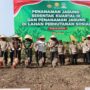 Polda Aceh mengerahkan ratusan alsintan dalam kegiatan penanaman jagung serentak kuartal III, di Desa Suka Damai, Kecamatan Lembah Seulawah, Aceh Besar, Rabu, 9 Juli 2025. (Foto: Ist)