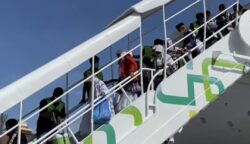 Pemulangan jamaah haji Aceh dari Tanah Suci tuntas. 128 jamaah Kloter 12, mendarat di Bandara Internasional Sultan Iskandar Muda (SIM) Blang Bintang, Aceh Besar, Rabu sore, 9 Juli 2025. (Foto: Ist)