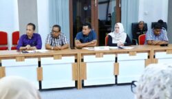 Sidang pelanggaran kode etik penyelenggara pemilu atas dugaan politik uang Pilkada Banda Aceh 2024 yang digelar oleh DKPP pada Kamis (17/7). (Foto: Ist)