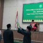 Ketua Pengadilan Tinggi Banda Aceh Nursyam SH MH melantik Drs Efendi SH sebagai Panitera Pengadilan Tinggi Banda Aceh, Senin (21/7). (Foto: Ist)