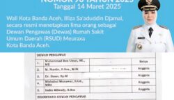 Pengangkatan Indra Milwady sebagai Dewas RSUD Meuraxa diminta dibatalkan oleh Wali Kota Banda Aceh Illiza Sa’aduddin Djamal karena dianggap sebagai balas jasa politik. (Foto: Ist)