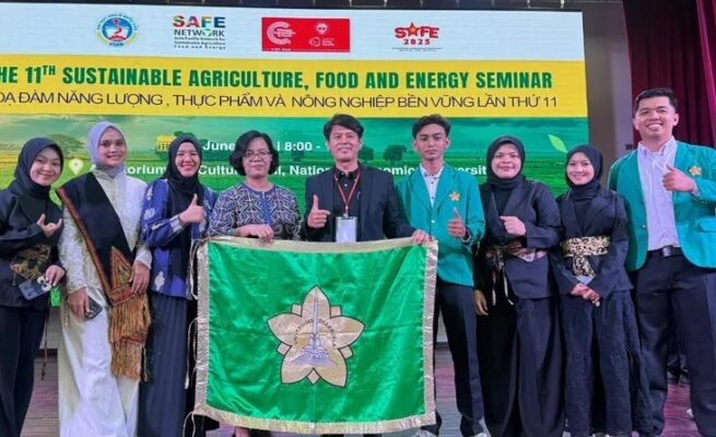 Mahasiswa USK berhasil membawa pulang 3 medali emas dan 2 medali perak dari International Product Innovation Competition 2025. (Foto: Ist)