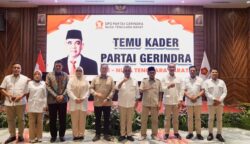 Sekjen Partai Gerindra Ahmad Muzani menghadiri acara Temu Kader Gerindra se Nusa Tenggara Barat, Sabtu (12/7/2025).