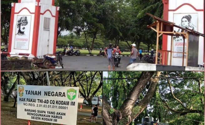 Kodam Iskandar Muda (IM) menegaskan posisinya sebagai pengelola, bukan pemilik tanah Blang Padang, Banda Aceh. (Foto: Ist)
