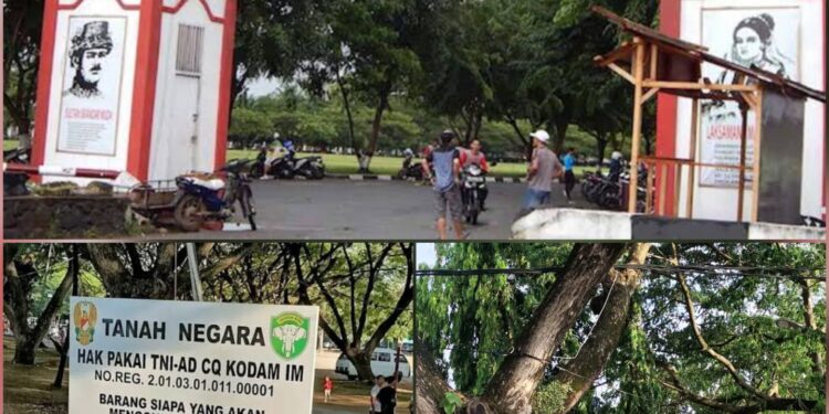 Kodam Iskandar Muda (IM) menegaskan posisinya sebagai pengelola, bukan pemilik tanah Blang Padang, Banda Aceh. (Foto: Ist)