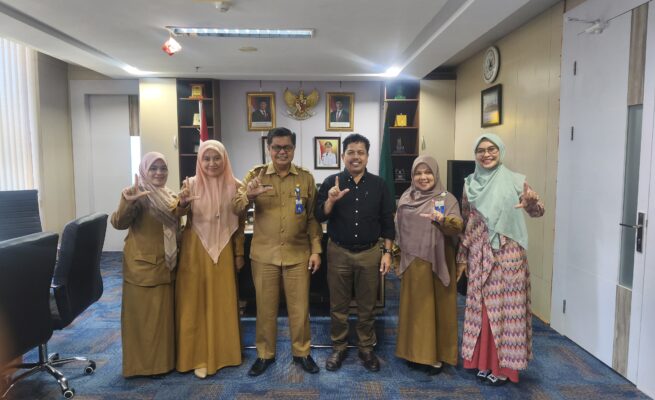 Menjelang Musda XIV, PD IPI Aceh melakukan audiensi dengan Kadis Perpustakaan dan Kearsipan Aceh pada Selasa (1/7/2025). (Foto: Ist)