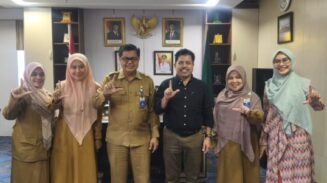 Menjelang Musda XIV, PD IPI Aceh melakukan audiensi dengan Kadis Perpustakaan dan Kearsipan Aceh pada Selasa (1/7/2025). (Foto: Ist)