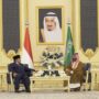 Presiden RI Prabowo Subianto dan Putra Mahkota Arab Saudi Mohammed bin Salman (MBS)