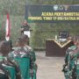 Sebanyak 237 personel Batalyon Infanteri Teritorial Pembangunan (Yonif TP) 856/Satria Bumi Sakti tiba di Marshalling Area Kompi Exiting Yonif 116/GS, wilayah Korem 012/TU, Selasa malam (1/7). (Foto: Korem 012/TU)