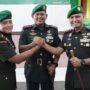 Danrem 011/Lilawangsa Kolonel Inf Ali Imran memimpin sertijab Dandim 0103/Aceh Utara dan Dandim 0111/Bireuen di Gedung KNPI Korem 011/Lilawangsa, Kecamatan Banda Sakti, Lhokseumawe, Kamis (3/7). (Foto: Dok. Penrem 011/Lilawangsa)