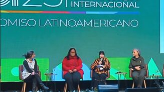 Wali Kota Banda Aceh Illiza Sa’aduddin Djamal menjadi salah satu pembicara pada Konferensi Iklim Internasional di Cordoba, Argentina. (Foto: Ist)