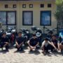 Polsek Banda Raya bersama Unit Patroli Presisi Ditsamapta Polda Aceh mengamankan 7 remaja terlibat balap liar saat shalat Jum'at di belakang Stadion Harapan Bangsa Lhong Raya, Banda Aceh, Jum'at (4/7). (Foto: Ist)