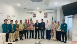 Pengurus ISNU Aceh melakukan audiensi dengan Wali Kota Lhokseumawe Sayuti Abubakar, Jum'at (4/7/2025). (Foto: Ist)