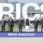 Konferensi Tingkat Tinggi (KTT) BRICS ke-17 yang digelar di Museum Seni Modern (MAM), Rio de Janeiro, Minggu (6/7/2025).