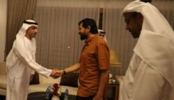 Gubernur Aceh Muzakir Manaf atau Mualem bertemu dengan sejumlah Duta Besar dari Timur Tengah di Jakarta, Sabtu malam, 5 Juli 2025. (Foto: Dok. Humas BPPA)
