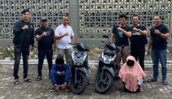 Seorang pembantu rumah tangga berinisial NM (36) ditangkap Unit Ranmor Satreskrim Polresta Banda Aceh, dalam dugaan kasus curanmor milik majikannya. (Foto: Ist)