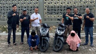 Seorang pembantu rumah tangga berinisial NM (36) ditangkap Unit Ranmor Satreskrim Polresta Banda Aceh, dalam dugaan kasus curanmor milik majikannya. (Foto: Ist)