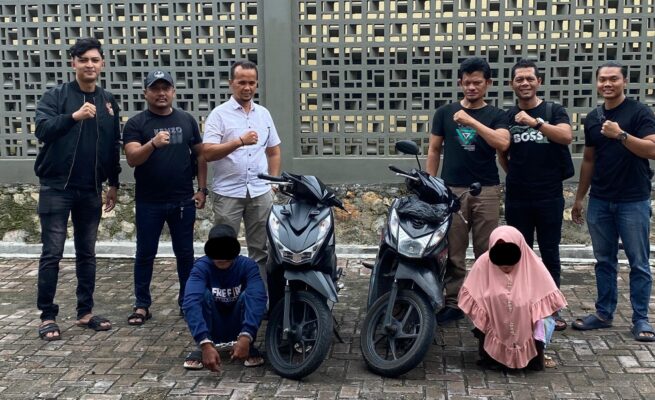 Seorang pembantu rumah tangga berinisial NM (36) ditangkap Unit Ranmor Satreskrim Polresta Banda Aceh, dalam dugaan kasus curanmor milik majikannya. (Foto: Ist)