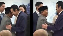 Klose Foto Mohammad Riza Chalid Bersama Presiden Prabowo Subianto