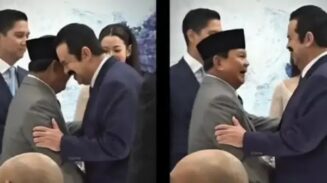 Klose Foto Mohammad Riza Chalid Bersama Presiden Prabowo Subianto