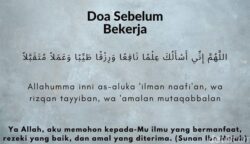 Doa Sebelum Bekerja