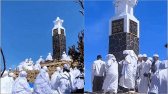 Rombongan berpakaian serba putih yang viral karena melakukan ritual spiritual di Puncak Hargo Dumilah, Gunung Lawu, ternyata merupakan jamaah Nahdlatul Ulama (NU) asal Desa Sambongbangi, Kecamatan Kradenan, Kabupaten Grobogan, Jawa Tengah.
